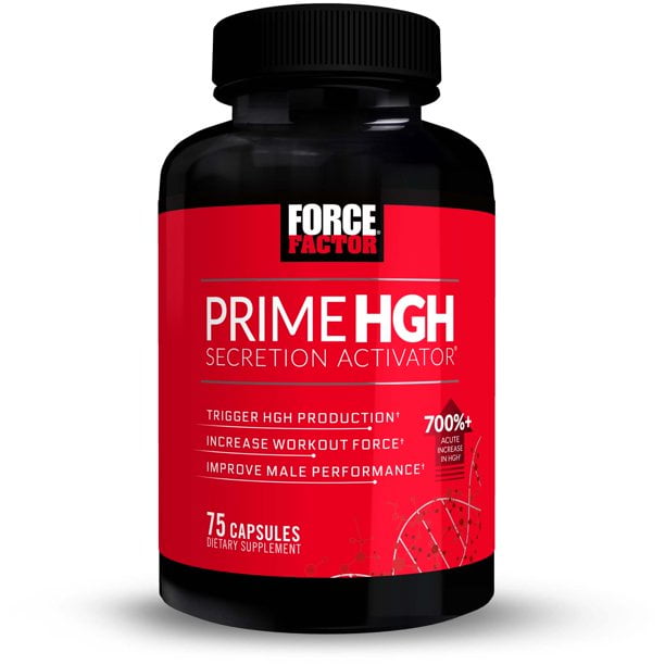 Force Factor Prime HGH Secretion Activator, Increase Workout Force, and Improve Athletic Performance, 75 Capsules *EN