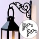 thumbnail image 4 of Colgador de pared para hierro de 2 piezas, decorativo para colgar en pared para exteriores, para cesta, , comedero 2954X24 CM Sunnimix soporte para colgar, 4 of 8