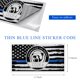 thumbnail image 2 of Adhesivo FSTURIOS Delgado con Línea Azul, Bandera Americana, Resistente al Agua, 2 of 6