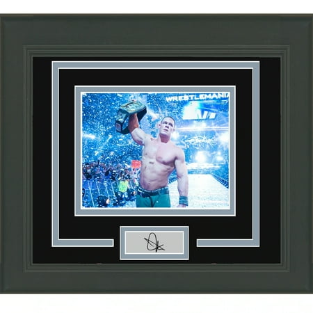 

Framed John Cena Facsimile Laser Engraved Signature Auto 15x16 WWE Photo