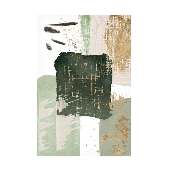 Trademark Fine Art Sally Ann Moss Green of Curiosity 1 Canvas Wall Art