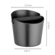 thumbnail image 2 of Caja para café de 4,8 pulgadas, accesorio para contenedor de café, barra de metal extraíble, color negro, 2 of 8