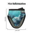 thumbnail image 3 of Pofeuu Cat Underwater Fantasy Print Thickened Mini Silicone Oven Mitts Heat Resistant, Rubber Oven Mitt Gloves, Finger Pinch Grips, Pot Holder, Silicone Potholder, 3 of 7