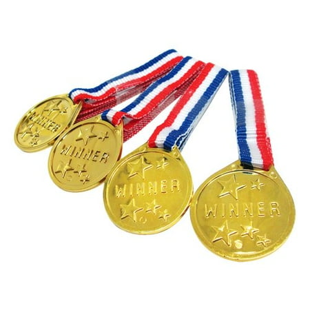 I Source Winner Medals with Ribbon, 8pk