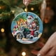 thumbnail image 1 of XWSHYW Adornos Colgantes Adornos Navideños Redondos Adornos Navideños Colgantes Adornos para Árboles de Navidad Adornos Navideños para Coches, 1 of 4