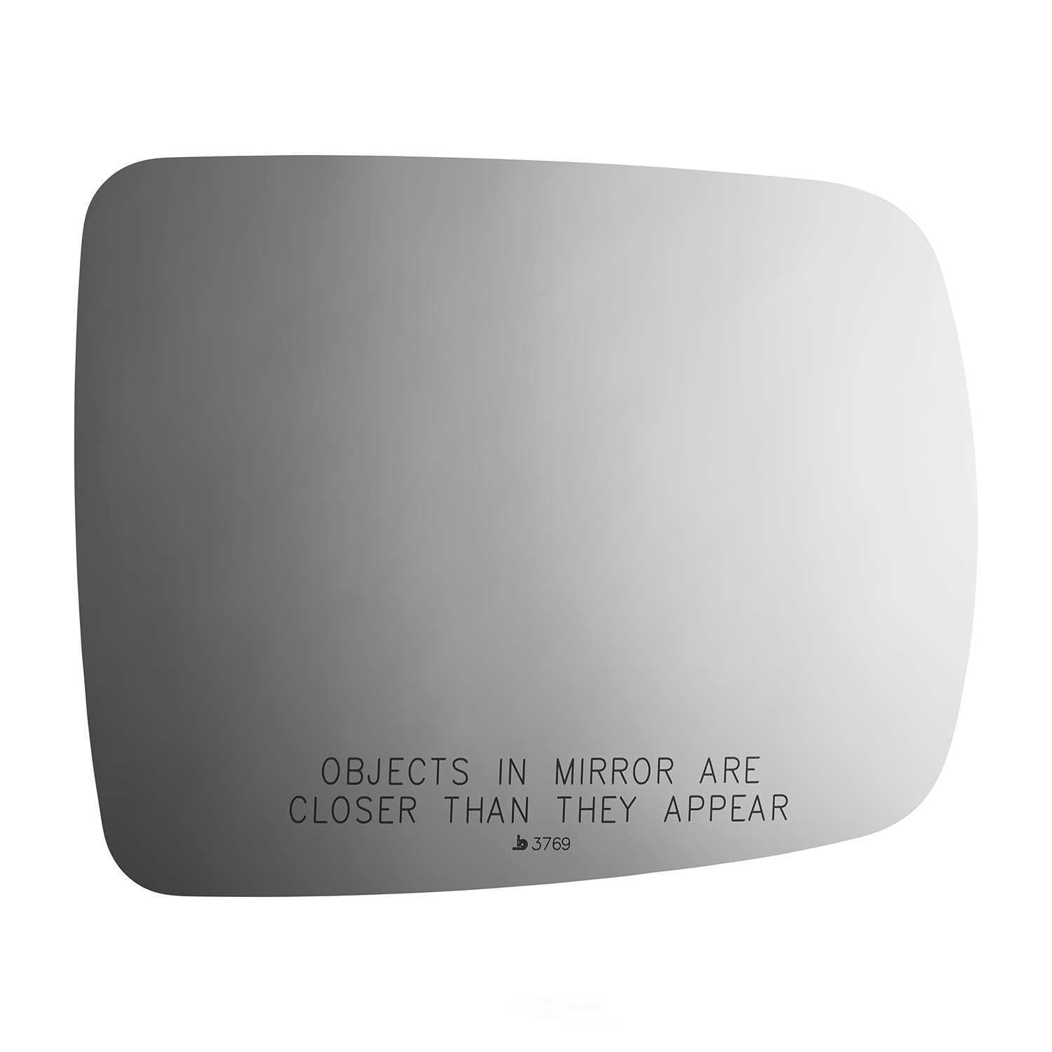 Burco Side View Mirror Replacement Glass - Clear Glass - 3769