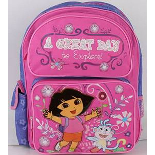 Dora The Explorer - Medium Backpack - - A Great Day 14 Pink New 822108 ...