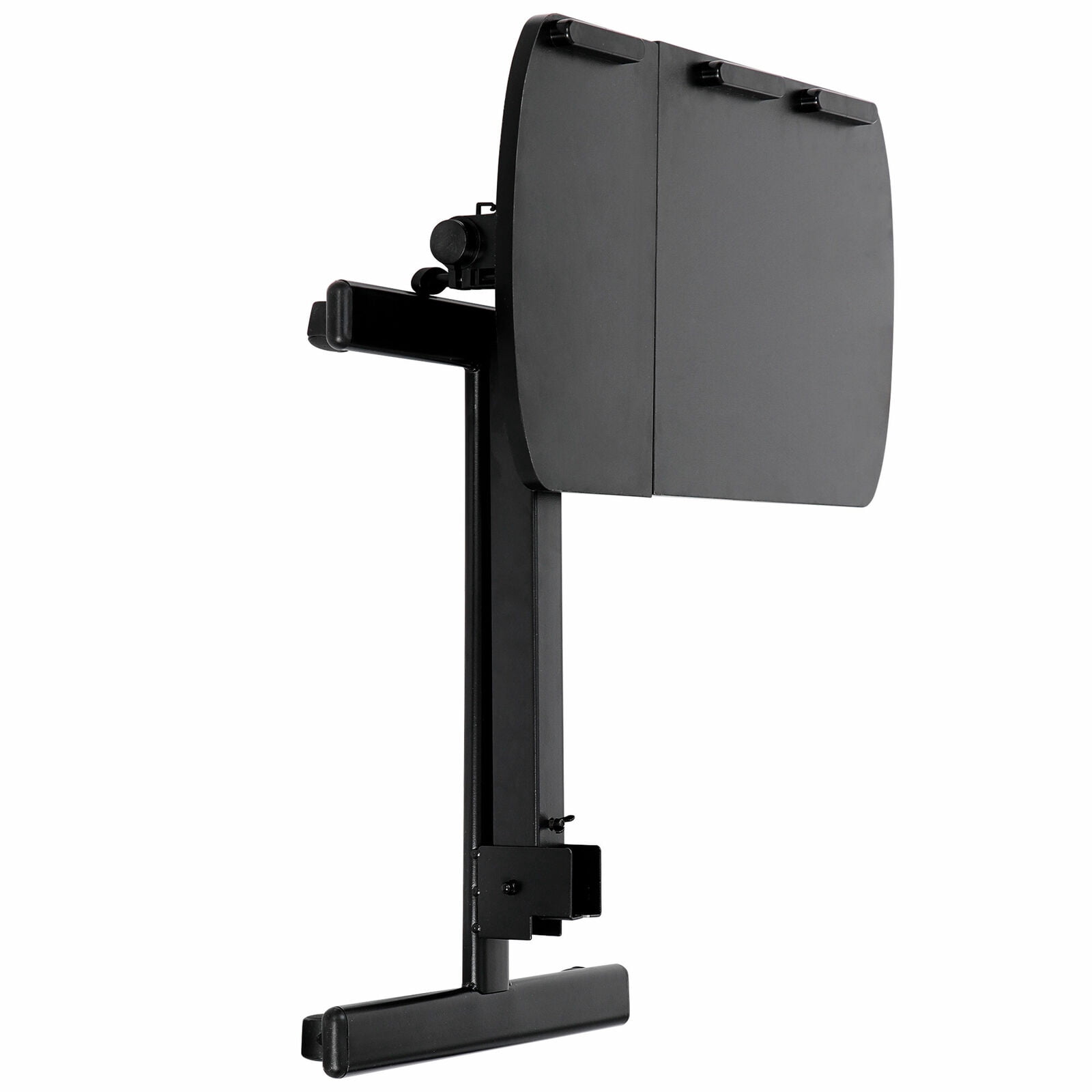 Favory ortable Adjustable Height 360° Swivel Laptop Desk PC Computer Mobile Notebook Laptop Stand Rolling Table Desk Cart Tiltable with Wheels Casters& Mouse Pad Table