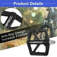 thumbnail image 4 of Motoforti 1 Pair Nylon MTB Bike Rear Foot Peg Pedal Black Fit 9/16 Inch Axle BMX MTB Bike, 4 of 6