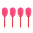 thumbnail image 1 of EeaseCA 4 Pcs Transparent Fine Thread Dart Flights Darts Accessory Outdoor and Indoor Sports Dart Tail Wings (Fine and Small Thread, Red), 1 of 7