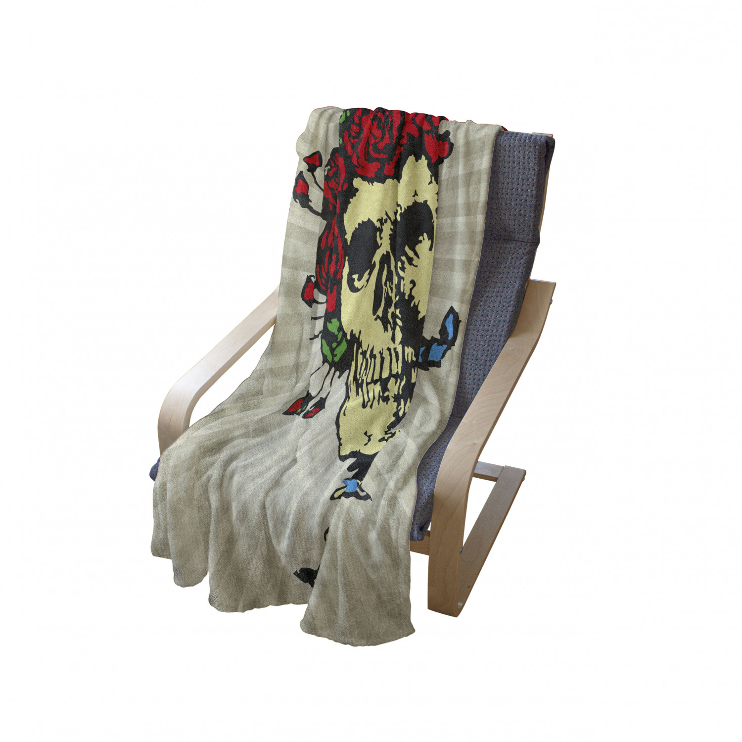 Ambesonne Rose Soft Flannel Fleece Throw Blanket Cozy Plush ...