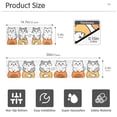 thumbnail image 3 of Yayeee Faucet Mat for Kitchen Sink 14.7" Diatomite Long Splash Guard Pad, Gray Cute Cat, 2 Pack, 3 of 7