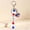 2#, variant on Patriotic Acrylic Letter Bead Keychain Handmade Beaded Pendant for Backpack Keys Independence Day Festival Celebration Gift