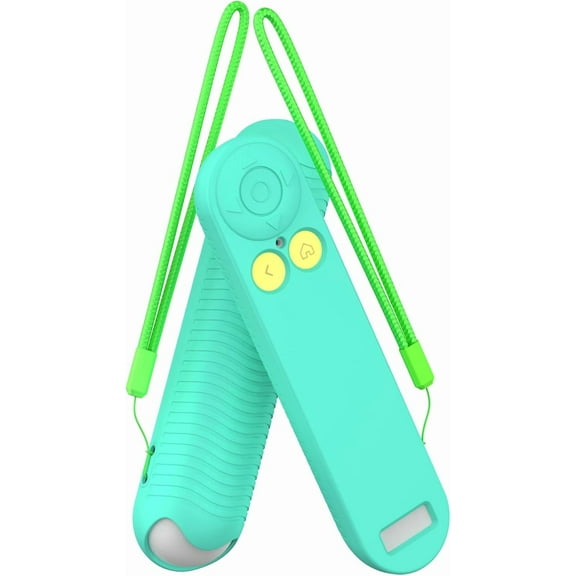 Silicone Remote Case Cover for Nex Playground Game System Remote, Anti Slip Shockproof Remote Protective Sleeve Compatible with Nex Playground Game System Remote,Remote Case with Lanyard (Green)