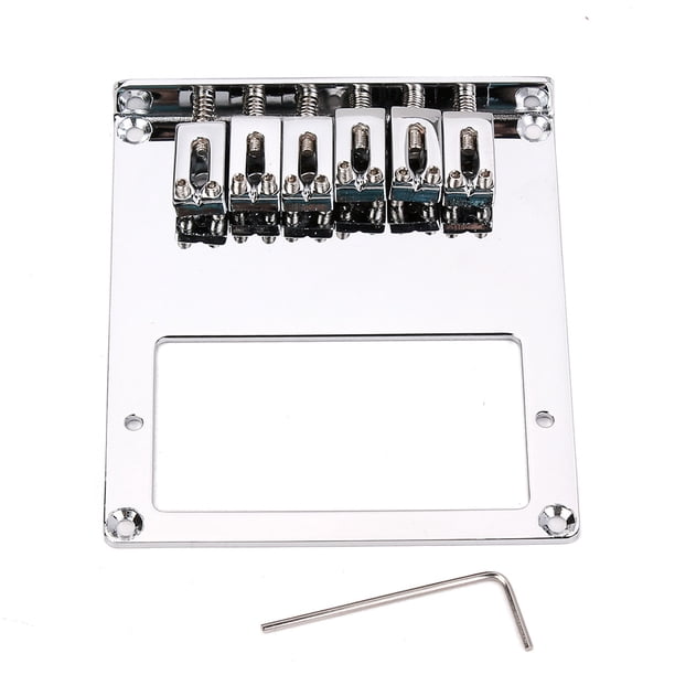 Sonducket Actualizar reemplazar puente de guitarra eléctrica profesional elegante preperforado decoración puentes componentes reemplazo para guitarras Accesorios para instrumentos musicales Sonducket OD025869-00