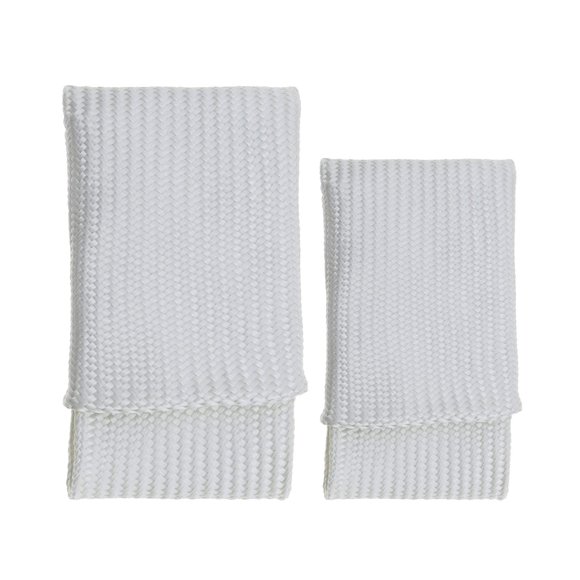 Create idea L & XL Welding Glove Finger Heat Shield Glass Fiber High Temperature Resistance Flame Retardant White Pack of 2