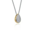 thumbnail image 3 of Lafonn Classic Sterling Silver 2-Tone Plated Simulated Diamond Necklace (0.65 CTTW), 3 of 5