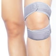 thumbnail image 2 of Sangle de Rotule Réglable en Silicone pour Soulagement de la Pression Genouillère Absorption des Chocs pour Course Randonnée Basketball Entraînement Physique Ceinture Respirante Confortable Élastique Réglable, 2 of 6