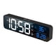 thumbnail image 1 of Wosthever Reloj despertador Temperatura 40 campanas Relojes de control de voz Pantalla de visualización Alta definición Accesorio digital Decoración del hogar, 1 of 6