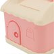thumbnail image 2 of House Piggy Bank Cute House Design Large Capacity Open Door with Key Money Saving Habit Coin Bank for Boy Girl Pink, 2 of 4