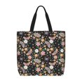 thumbnail image 1 of Balery Floral Insects Bolsa de Mano para Mujeres con Cremallera, Bolsa de Gimnasio con Compartimentos, Bolsa para Laptop, Bolsa para Trabajo, 1 of 7