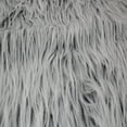 thumbnail image 4 of Stylish Fabric 60 in Faux Fur Fabric, Solid Print, Solid, Sewing & Craft Fabric, 0.5 Yard, Silver-Gray, 4 of 4