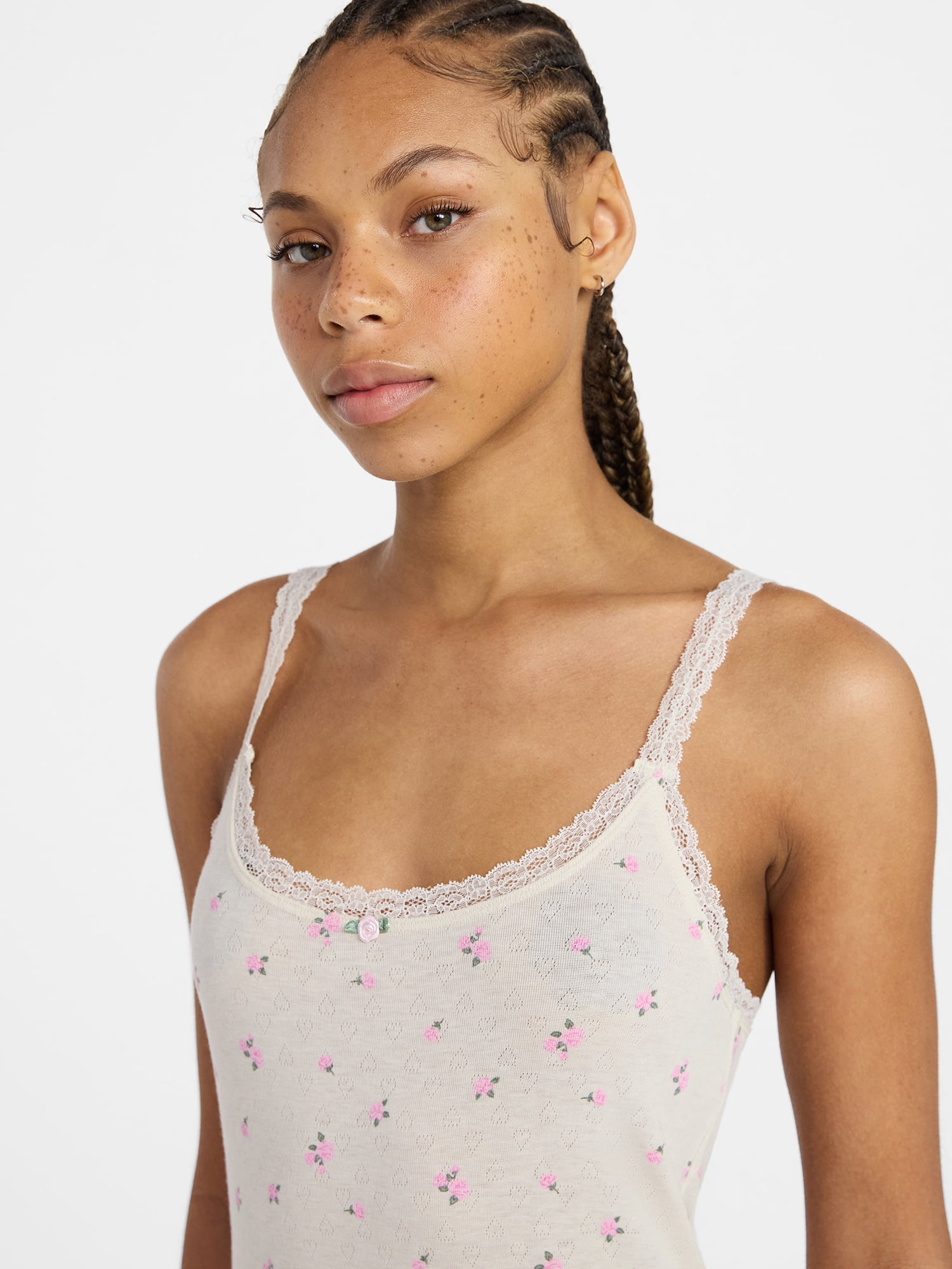 No Boundaries Sleep Pointelle Slip, Women's XXS-3X