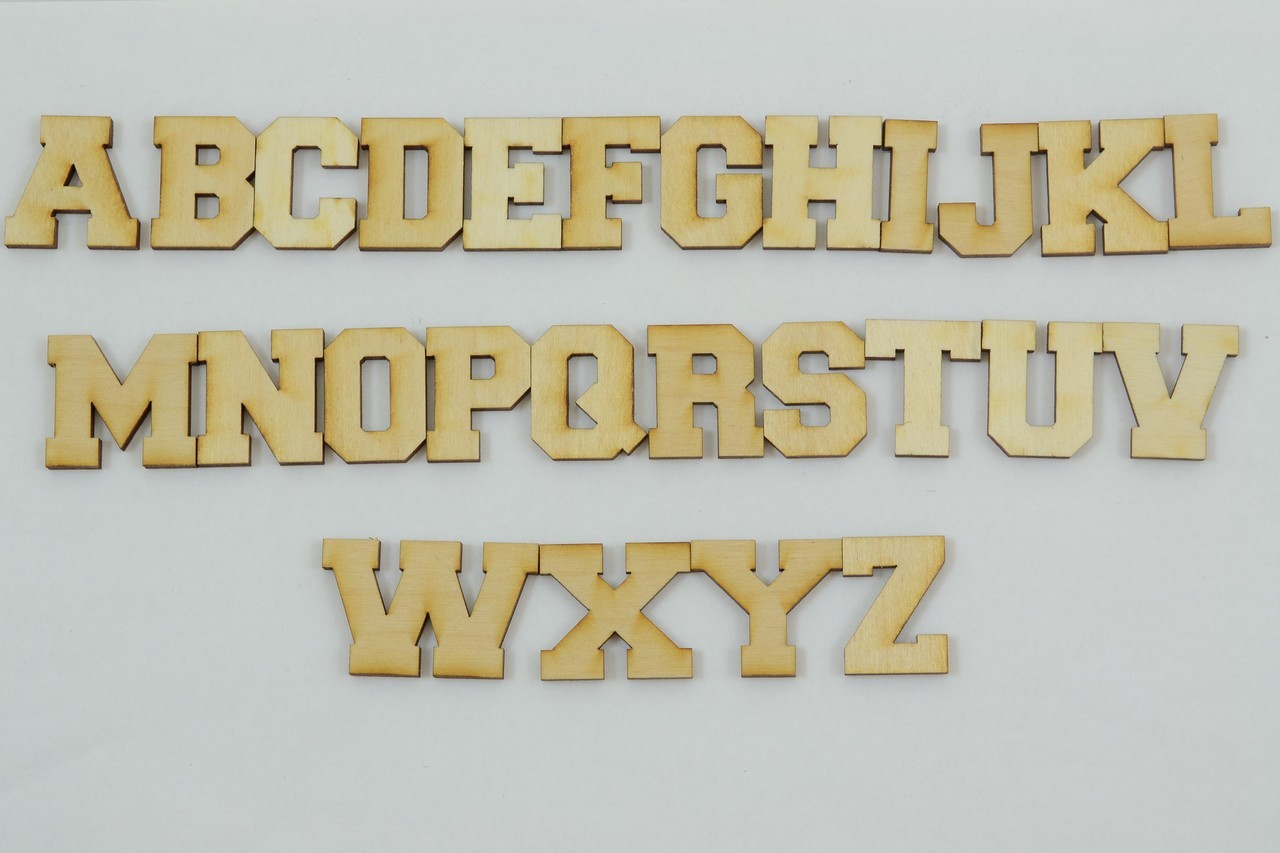 1 Pc, 6 Inch X 1/8 Inch Thick Collegiate Font Wood Letters Z Easy To Paint Or Decorate For Indoor Use Only - image 2 of 2