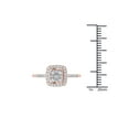 thumbnail image 4 of 1/2 Carat T.W. Diamond 10kt Rose Gold Cushion-Shape Engagement Ring, 4 of 5