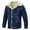 Blue, variant on Mens Denim Jacket Lined Casual Button Down Jean Trucker Coat with Pockets for Everyday Wear and Outdoor Activities