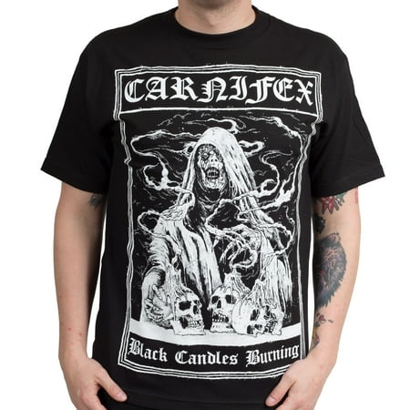 Carnifex Men's Black Candles Burning T-Shirt