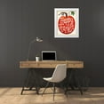 thumbnail image 3 of Mullan, Michael 12x14 White Modern Wood Framed Museum Art Print Titled - Harvest Time Happy Harvest Pumpkins, 3 of 4