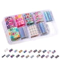 thumbnail image 2 of 1 Box Starry Sky Nail Foil Sticker Candy Color Nail Transfer Sticker Nail Shimmer Transfer Sticker Manicure Decorations Holographic Nail Paper Decals, 2 of 7