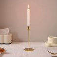thumbnail image 4 of simhoa Candle Holder for Pillar Candles Candle Stand Iron Stable Base Table Centerpiece Gold L, 4 of 8