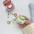 thumbnail image 7 of For AirPods Pro/1&2/3/4 Case with Keychain Cute 3D Red Apple Pattern Design Soft Silicone Cover for Women Girls Anti-Fall Shockproof Protective Case for AirPods Pro 2nd 1st Generation, 7 of 7