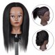 thumbnail image 1 of Cabeza de maniquí Macarena Práctica de cosmetología 16 pulgadas Negro Claro, 1 of 8