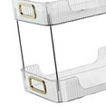 thumbnail image 3 of yuksok Multifunctional Storage Rack 2 Tier Container for Party Living Room Toilet White, 3 of 4