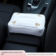thumbnail image 4 of Caja de pañuelos de tela con dibujos animados para el coche, caja de papel colgante para el respaldo del asiento del coche, suministros multifuncionales para el interior del coche, 4 of 5