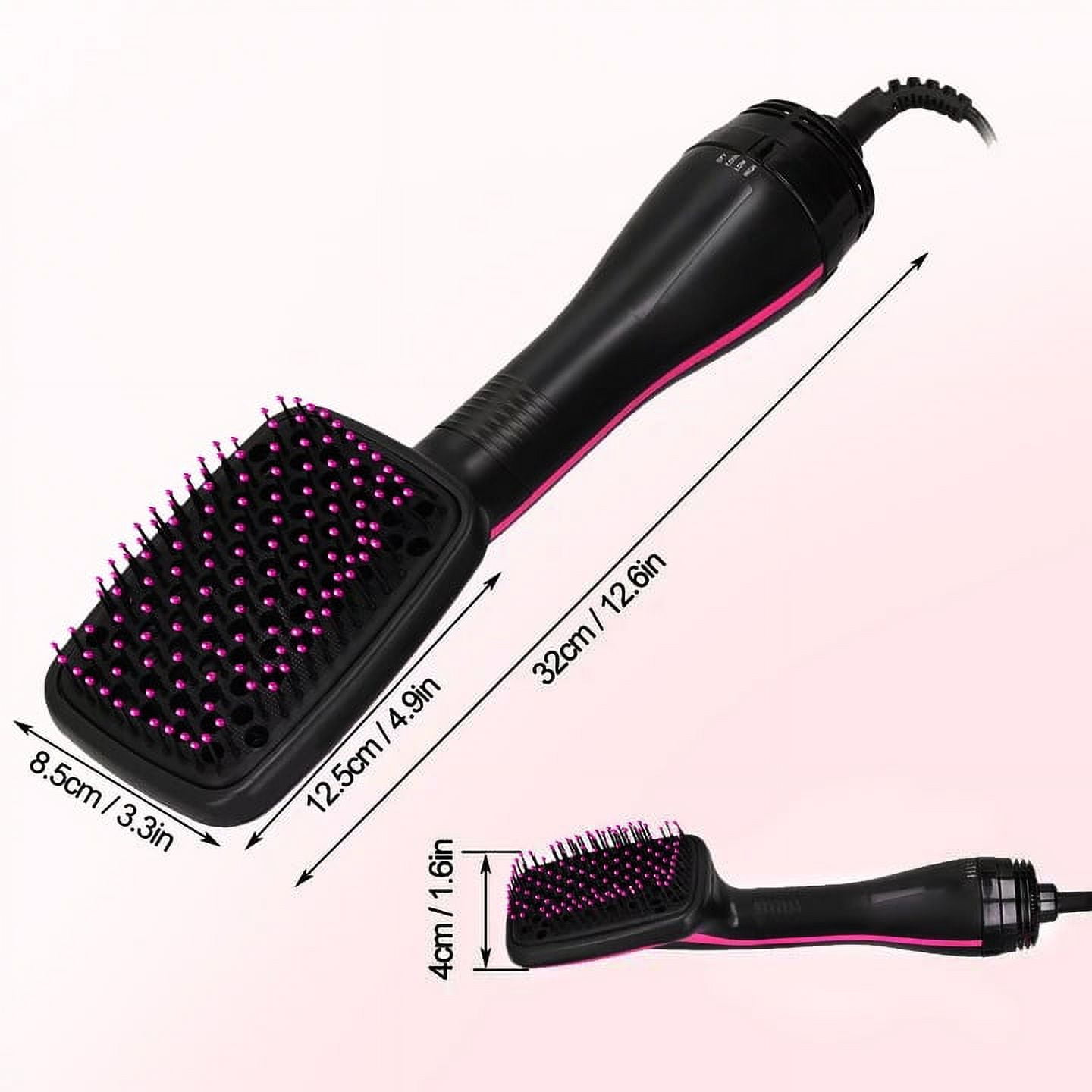 Hair Dryer Brush, Jungle Wave 2 in 1 Negative Ion Blow Dryer with Comb, Fast Drying Hot Air Brush