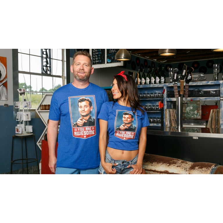 T-shirt Bill Murray Ghostbusters Peter Venkman - Chive Tees - 3XL Gris