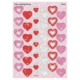 thumbnail image 1 of Shimmering Hearts Sparkle Stickers®, 72 Per Pack, 12 Packs, 1 of 1