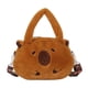 thumbnail image 4 of Bolso bandolera de capibara de felpa para mujer, bolso de hombro de animal, bolso de moda para citas, 4 of 9