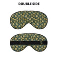 thumbnail image 2 of Uemuo Yellow Floral Pattern Sleep Eye Mask - Light Blocking Sleep Mask Blocking Out Light Perfectly, Soft and Comfortable Night Eye Mask, Eye Blinder, 2 of 7