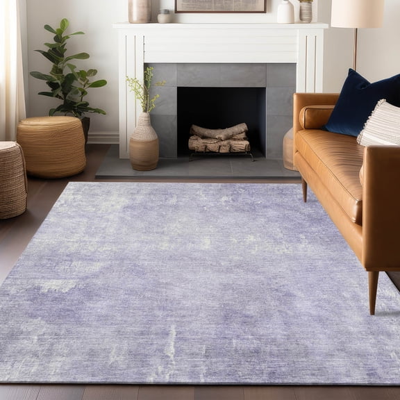 Addison Rugs Chantille Indoor/Outdoor Transitional Modern Lavender Machine Washable Rectangle Rug, 9' x 12'