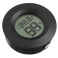 thumbnail image 1 of OULII 1Pack Temperature and Humidity Meters for Indoor Environment Monitor Black 4.5in Diameter 4in Hole Size, 1 of 8