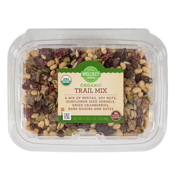 Product of Wellsley Farms Organic Trail Mix 17 oz.