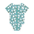 thumbnail image 2 of Rocae Cartoon Funny Goose for Baby Climbing Clothes Soft Baby Romper for Active Infants Comfortable and Breathable Crawling Jumpsuit Unisex Baby Outfit 9M, 2 of 8