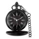 thumbnail image 2 of Reloj De Bolsillo Analogico A Bateria Negro Liso 3025 Full, 2 of 8