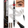 thumbnail image 1 of Bolígrafo para cejas Vevivia Lighting Magical 2 en 1, impermeable, marrón, 1 of 8