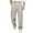 Khaki, variant on Miluxas Men's Wide Leg Baggy Pants Zipper Fly Pleated Dress Pants Casual Business Suit Trousers with Pockets Slacks for Men Navy